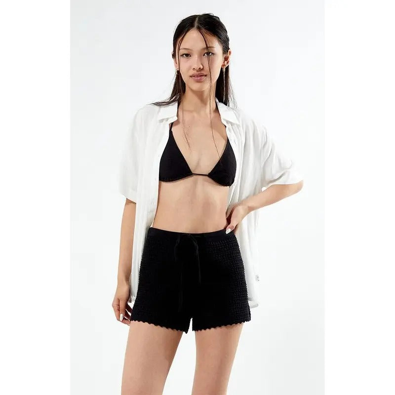 LA Hearts Women's Crochet Shorts T-Shirts, Hoodie, Sweatshirt | DripVista.com