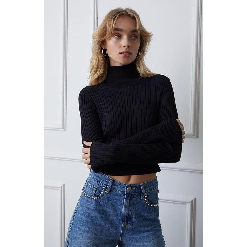 LA Hearts Women's Eco Kyra Turtleneck Sweater T-Shirts, Hoodie, Sweatshirt | DripVista.com