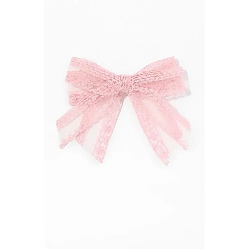 LA Hearts Women's Ellie Lace Bow Hair Clip T-Shirts, Hoodie, Sweatshirt | DripVista.com