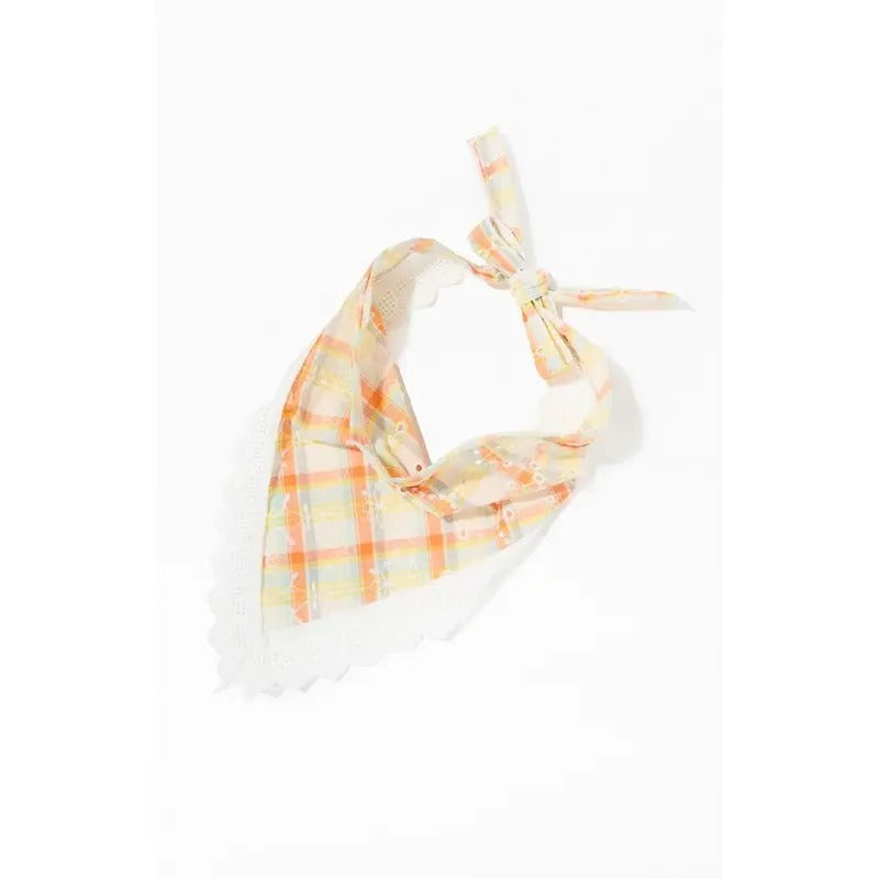 LA Hearts Women's Floral Gingham Headscarf T-Shirts, Hoodie, Sweatshirt | DripVista.com