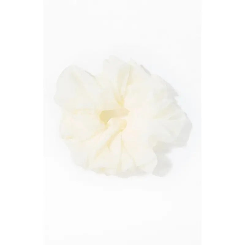 LA Hearts Women's Ivory Jumbo Chiffon Hair Scrunchie T-Shirts, Hoodie, Sweatshirt | DripVista.com
