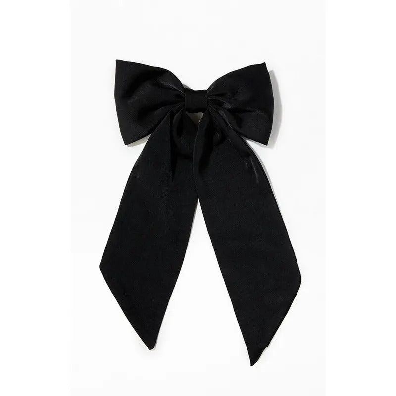 LA Hearts Women's Medium Satin Bow Barrette T-Shirts, Hoodie, Sweatshirt | DripVista.com