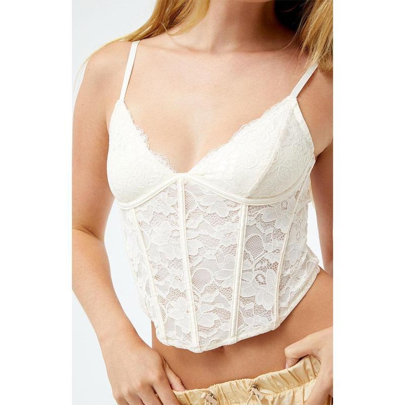 LA Hearts Women's Midnight Lover Lace Corset Top T-Shirts, Hoodie, Sweatshirt | DripVista.com