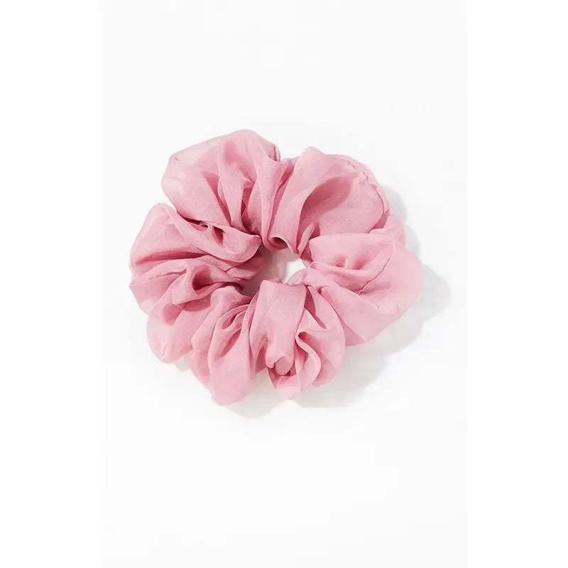 LA Hearts Women's Pink Jumbo Chiffon Hair Scrunchie T-Shirts, Hoodie, Sweatshirt | DripVista.com