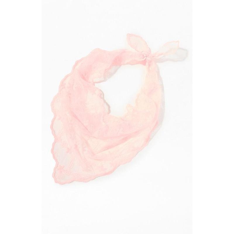 LA Hearts Women's Pink Lace Headscarf T-Shirts, Hoodie, Sweatshirt | DripVista.com