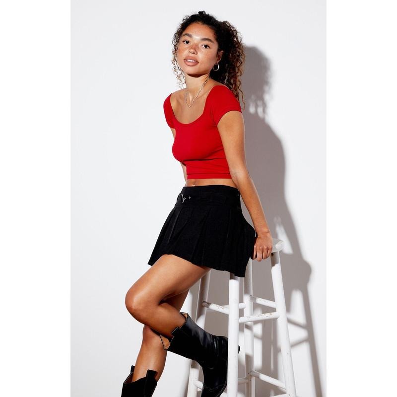 LA Hearts Women's Pleated Mini Skort - Multicolor T-Shirts, Hoodie, Sweatshirt | DripVista.com