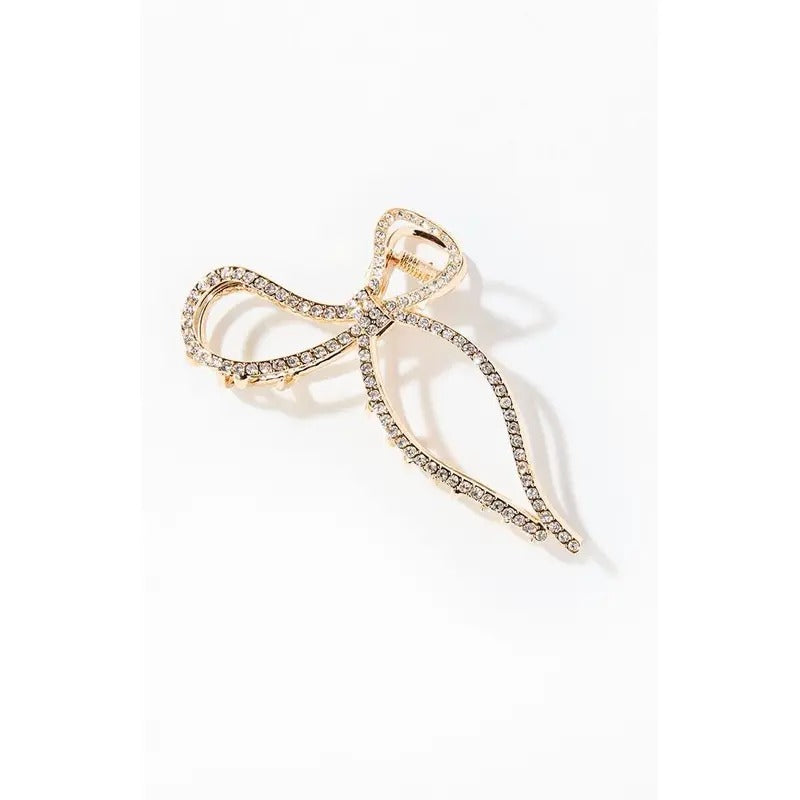LA Hearts Women's Rhinestone Bow Hair Claw Clip T-Shirts, Hoodie, Sweatshirt | DripVista.com
