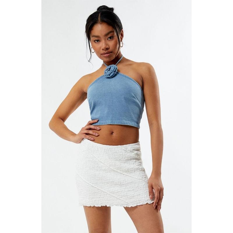 LA Hearts Women's Scrunch Seamed Mini Skirt - Multicolor T-Shirts, Hoodie, Sweatshirt | DripVista.com