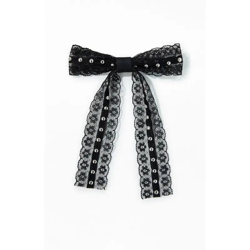LA Hearts Women's Studded Bow Barrette T-Shirts, Hoodie, Sweatshirt | DripVista.com