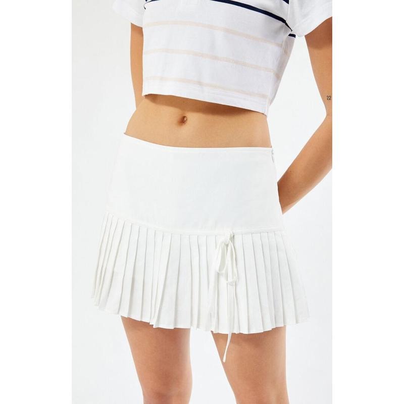 LA Hearts Women's White Micro Pleated Mini Skirt - Multicolor T-Shirts, Hoodie, Sweatshirt | DripVista.com