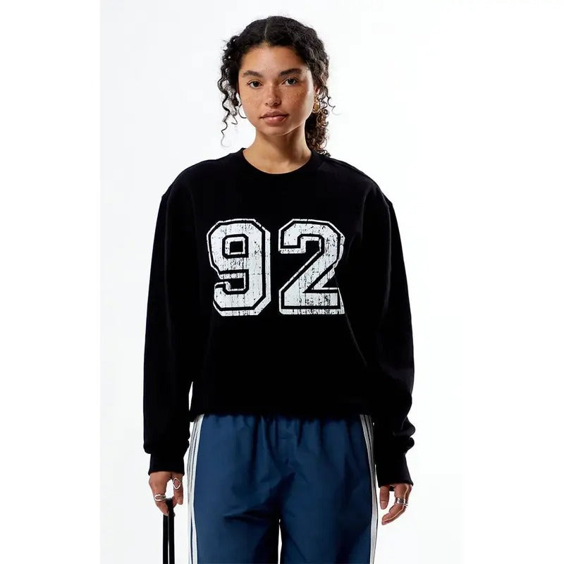 PS / LA Women's 92 Crew Neck Sweatshirt T-Shirts, Hoodie | DripVista.com