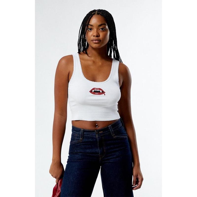 PS / LA Women's Bite Me Tank Top T-Shirts, Hoodie, Sweatshirt | DripVista.com