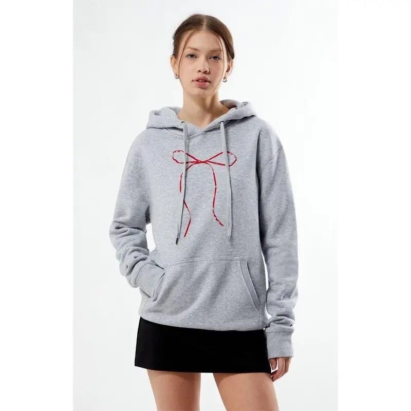 PS / LA Women's Bow Hoodie T-Shirts, Sweatshirt | DripVista.com