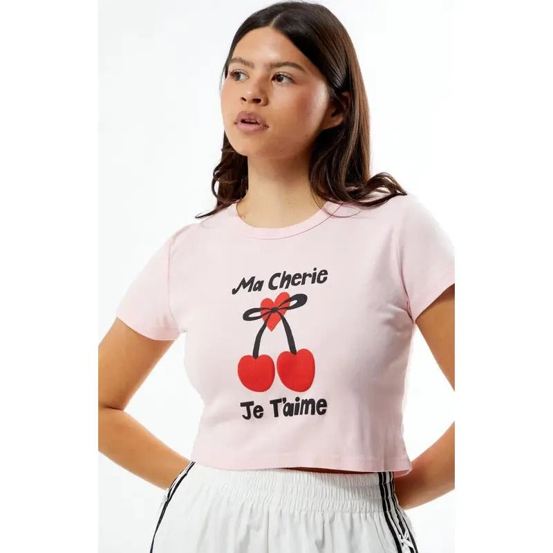 PS / LA Women's Ma Cherie Baby T-Shirt Hoodie, Sweatshirt | DripVista.com