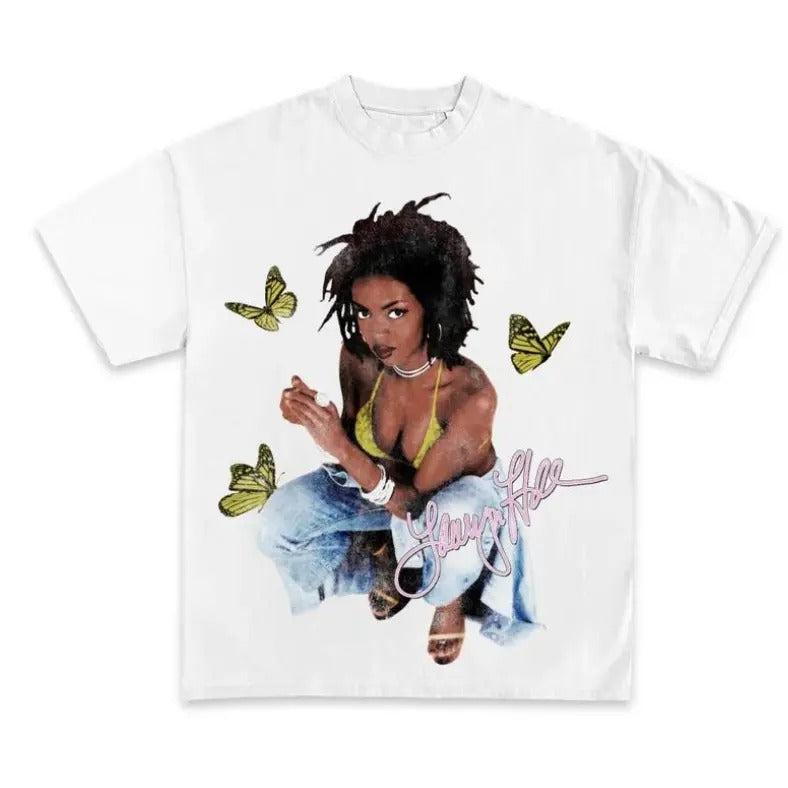 LAURYN HILL T-SHIRT  Vintage Rap Tee 90s Shirt Fan Gift Hoodie, Sweatshirt | DripVista.com