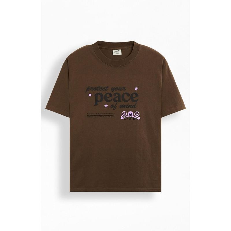 LAVENDER Men's Peace Of Mind T-Shirt - Multicolor Hoodie, Sweatshirt | DripVista.com