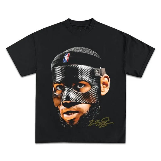 LEBRON JAMES MASKED GRAPHIC TEE - STREETWEAR