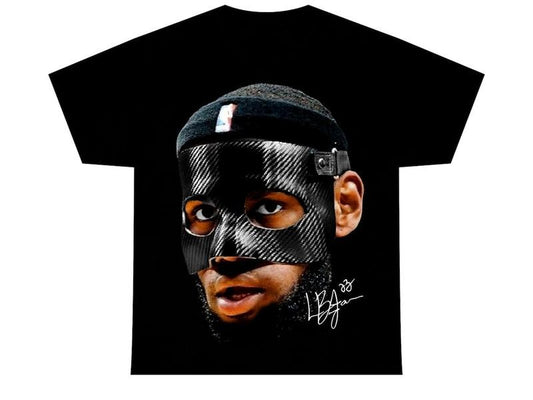 LEBRON JAMES T-SHIRT | Rare Jumbo Merch | The Last Dance Vintage 90s Style Face Graphic Bootleg T-shirt
