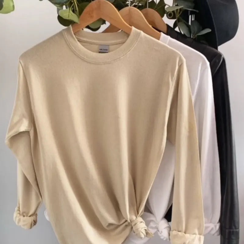LONG SLEEVE (BUILD ON LIVE) Casual Comfortable Womenswear T-Shirts, Hoodie, Sweatshirt | DripVista.com