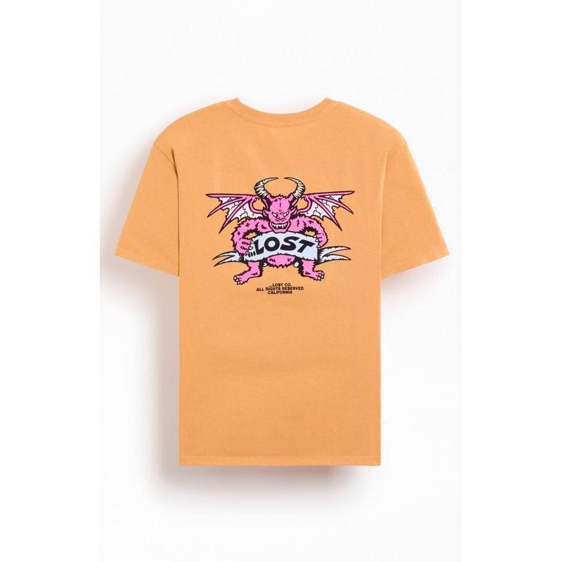 LOST Men's Fiend Boxy T-Shirt - Multicolor Hoodie, Sweatshirt | DripVista.com