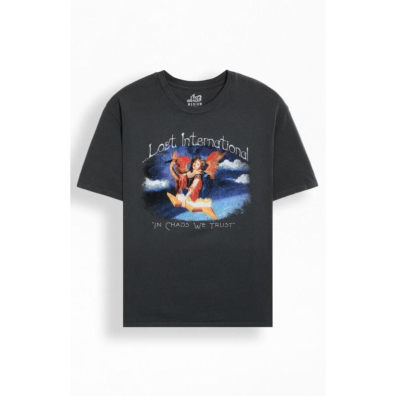 LOST Men's Vintage Celestial Boxy T-Shirt - Multicolor Hoodie, Sweatshirt | DripVista.com