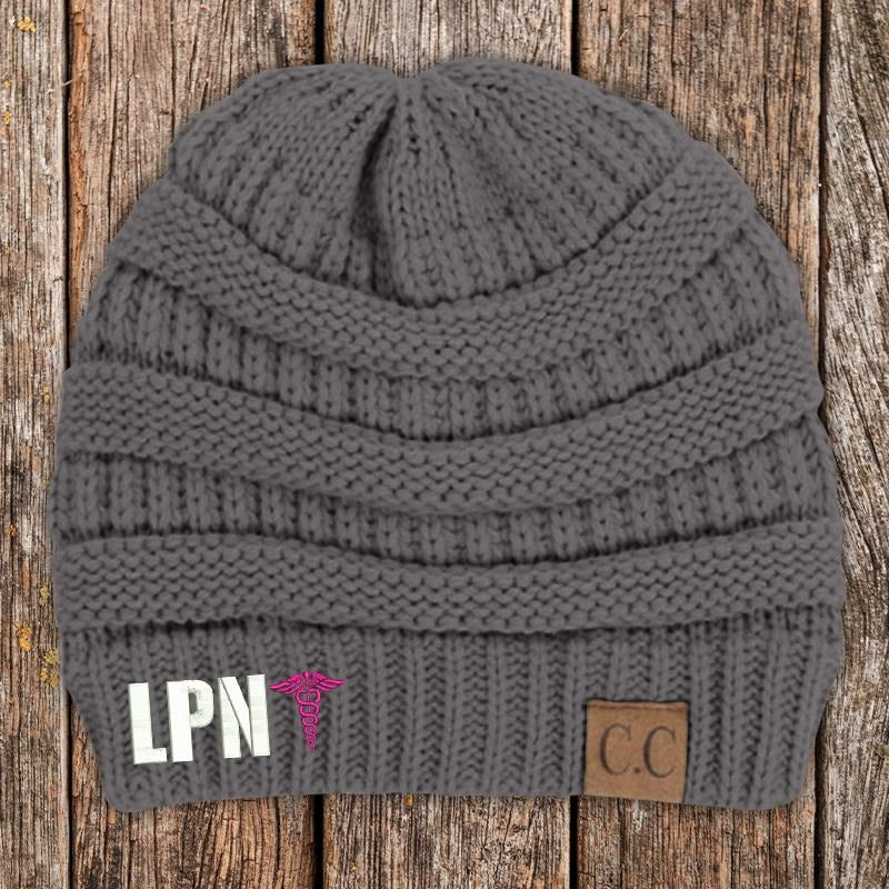 LPN Beanie C.C Thick Knit Soft Beanie T-Shirts, Hoodie, Sweatshirt | DripVista.com