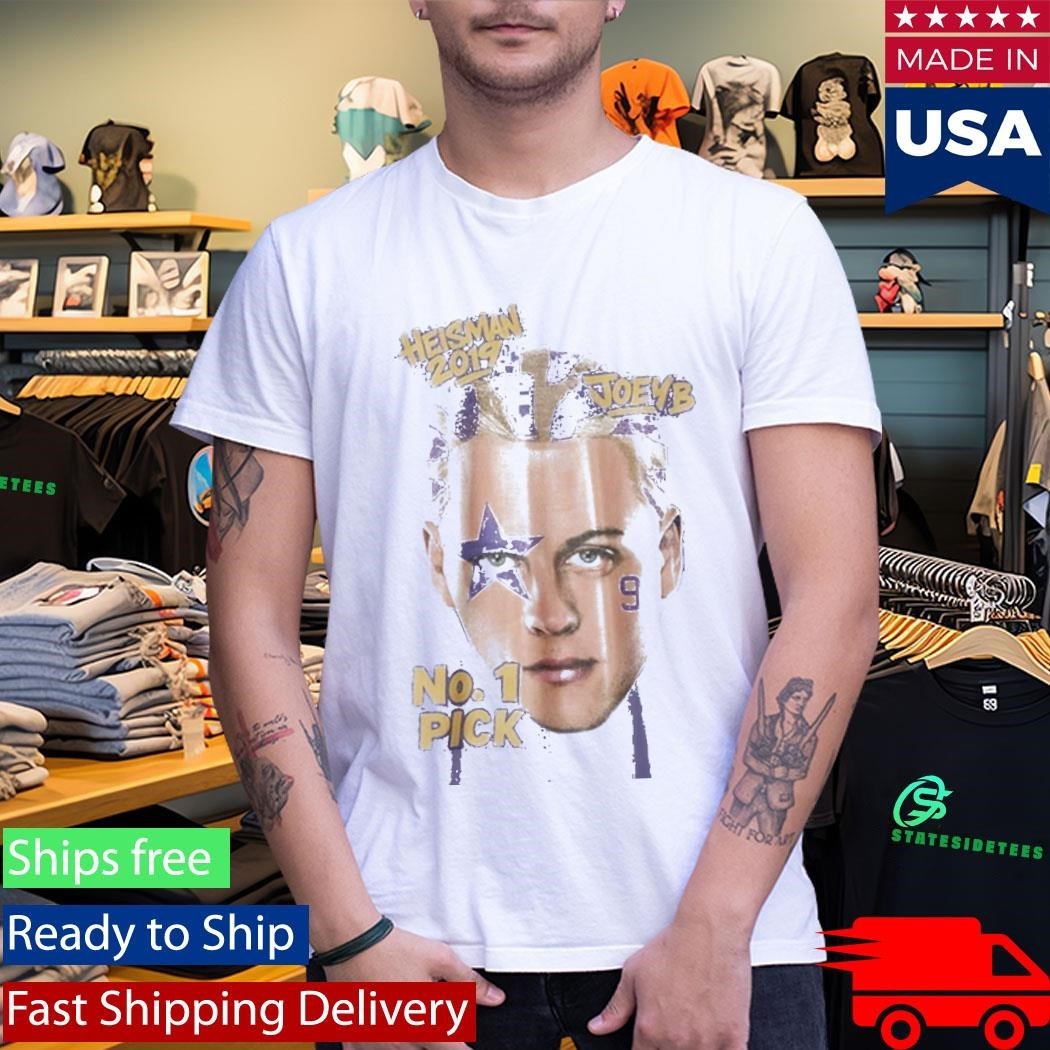 LSU Heisman 2019 Joe Burrow No 1 Pick Shirt
