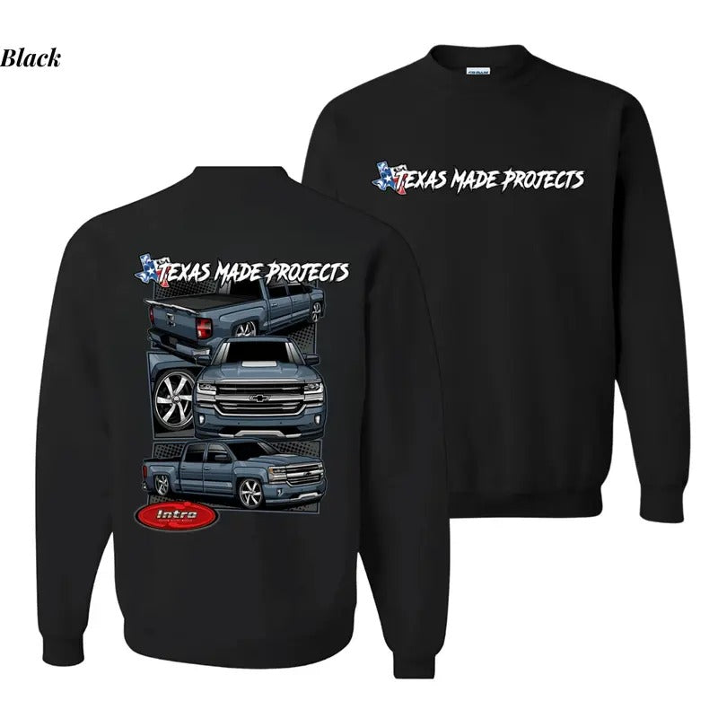 LTX PEPE 2015 Silverado Sweatshirt, Texas Made Projects Graphic Shirt, Truck Sweatshirt, Shirts For Men, Car Merch, Menswear Menswear Tops