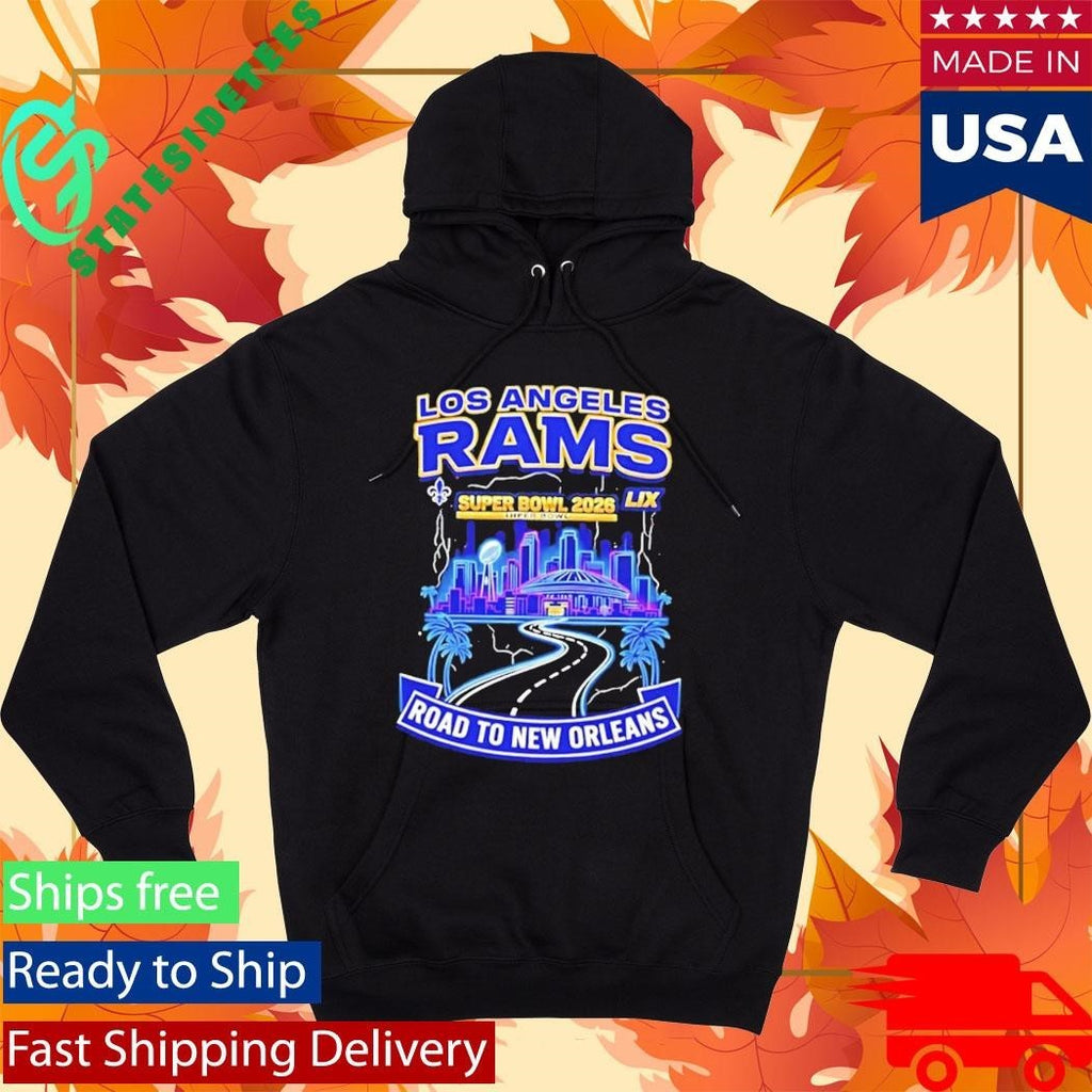 La Rams Road To New Orleans SB 2026 Fan Shirt