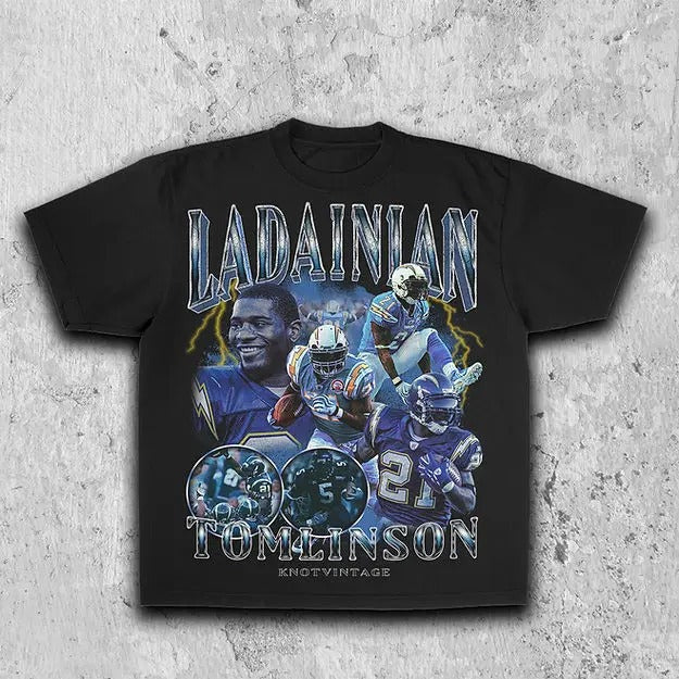 LaDainian Tomlinson Tee | Vintage Tee | Men's Graphic T-Shirt | Gift For Fan 1 Hoodie, Sweatshirt | DripVista.com