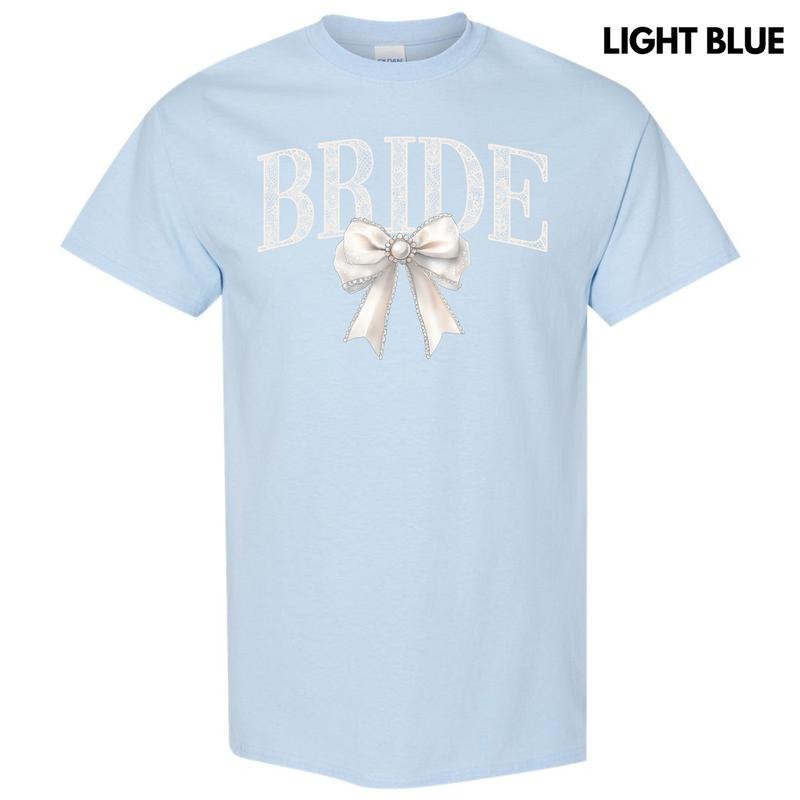Lace Bride Bow Gildan Short Sleeve T-Shirt 'NLB' Hoodie, Sweatshirt | DripVista.com