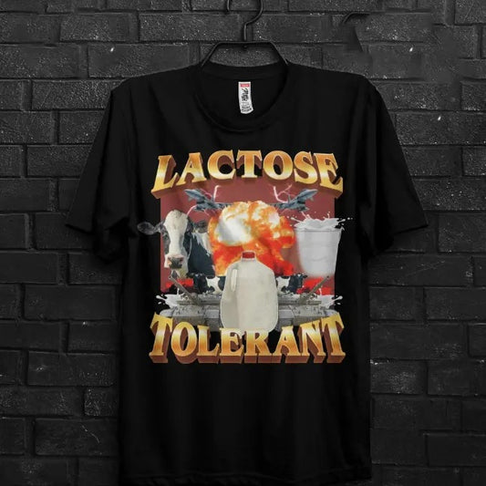 Lactose Intolerant Funny Meme Gift T shirt For Friends,Free Milk LMAO Shirt For Lactose Tolerant,Cringy Shirts Gen Z Diarreha Shirt Teenager