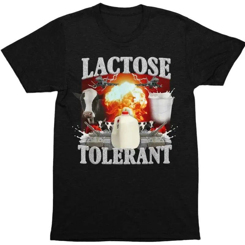 Lactose Tolerant T-Shirt Menswear Top Underwear Tshirt Streetwear Tropical Hoodie, Sweatshirt | DripVista.com