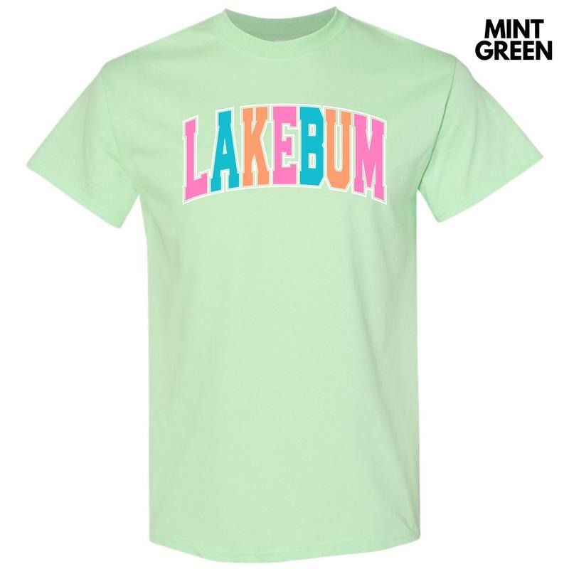 Lake Bum Varsity Letter Gildan Short Sleeve T-Shirt 'NLB' Hoodie, Sweatshirt | DripVista.com