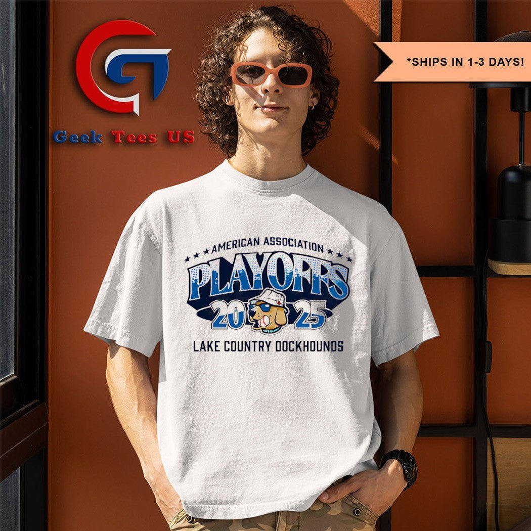 Lake Country DockHounds 2025 American Association playoffs shirt