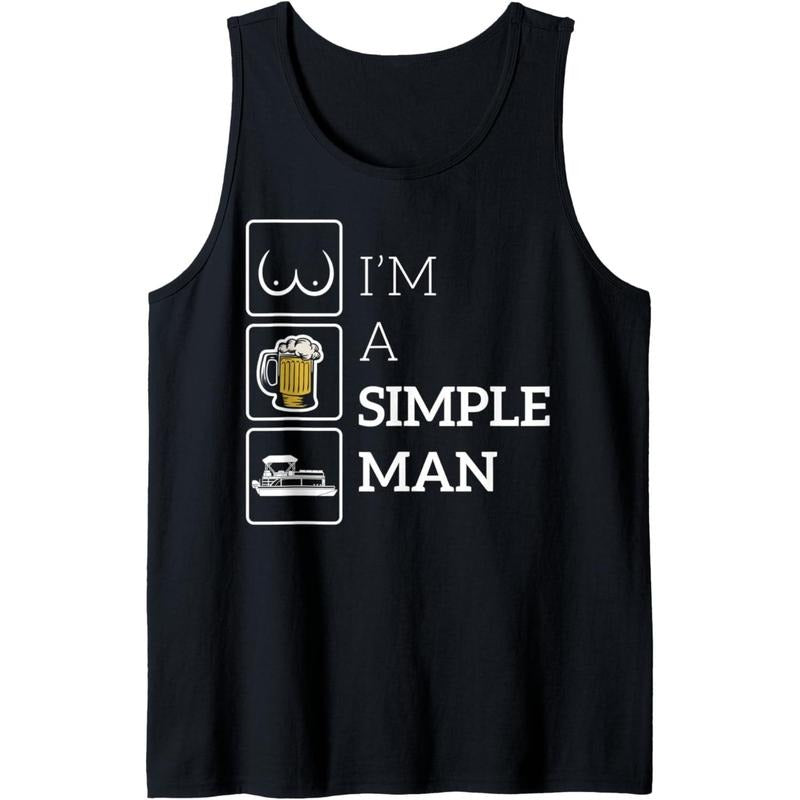 Lake Life Beer Boobs and Boats Dad Captain Gift Idea Tank Top T-Shirts, Hoodie, Sweatshirt | DripVista.com