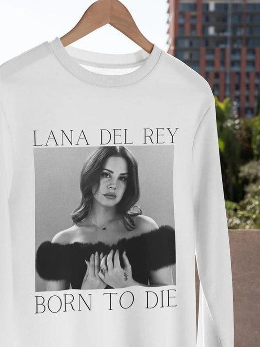 Lana Del Rey Minimalist Sweatshirt, Lana Del Rey Crewneck, Lana Del Rey Born To Die Shirt