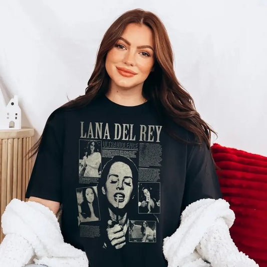Lana Del Rey Shirt, Vintage LANA Del Rey Merch, Oversized Shirt Lana Del Rey, Ultraviolence RETRO Lana Del Rey Band Gift For Fans, Vintage Music Sweatshirt, Music T-Shirt, Vintage Sweatshirt, Oversized Sweatshirt, Gift For Music Fans