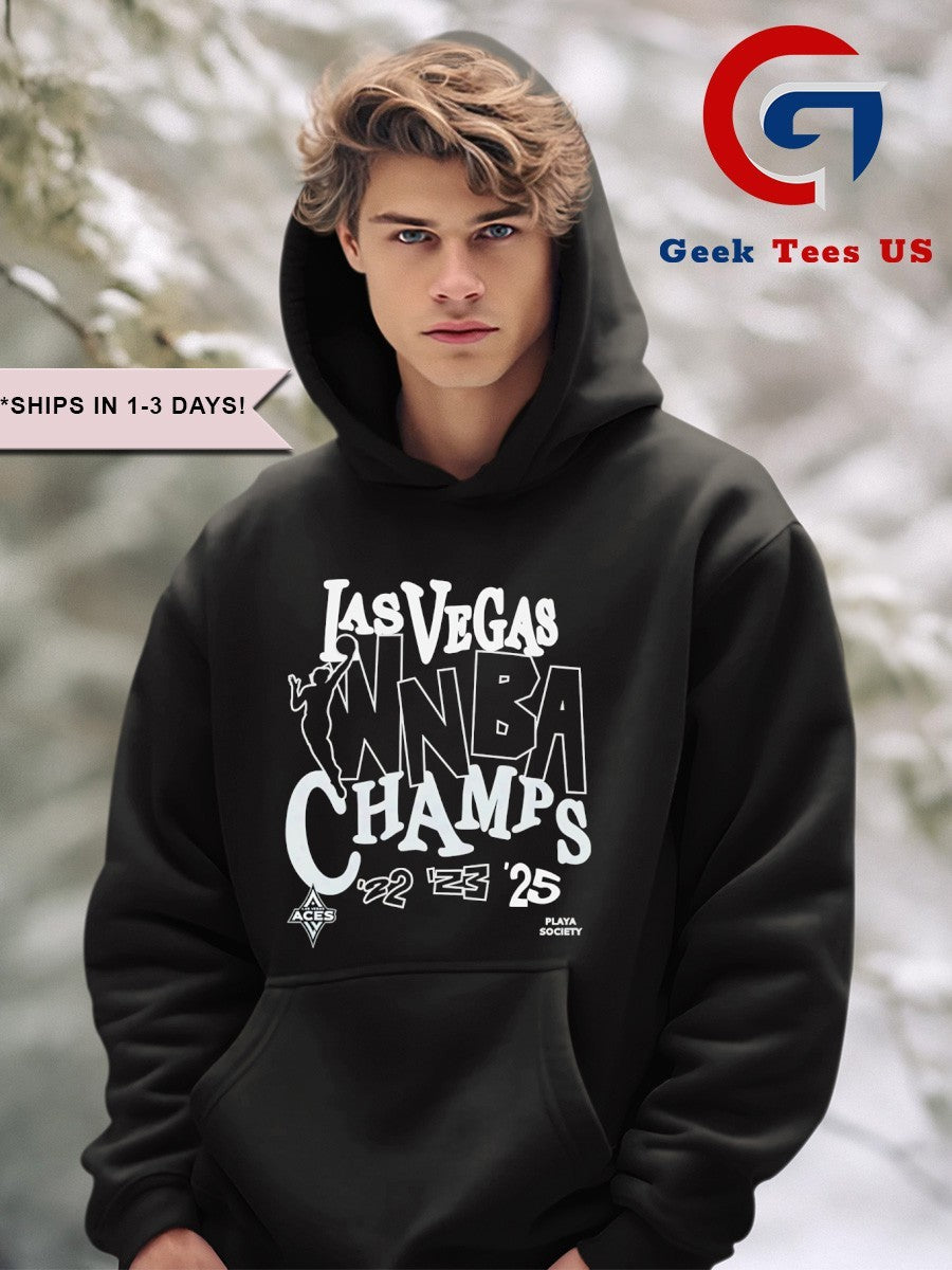 Las Vegas Aces 2025 WNBA Finals Champions Playa Society shirt