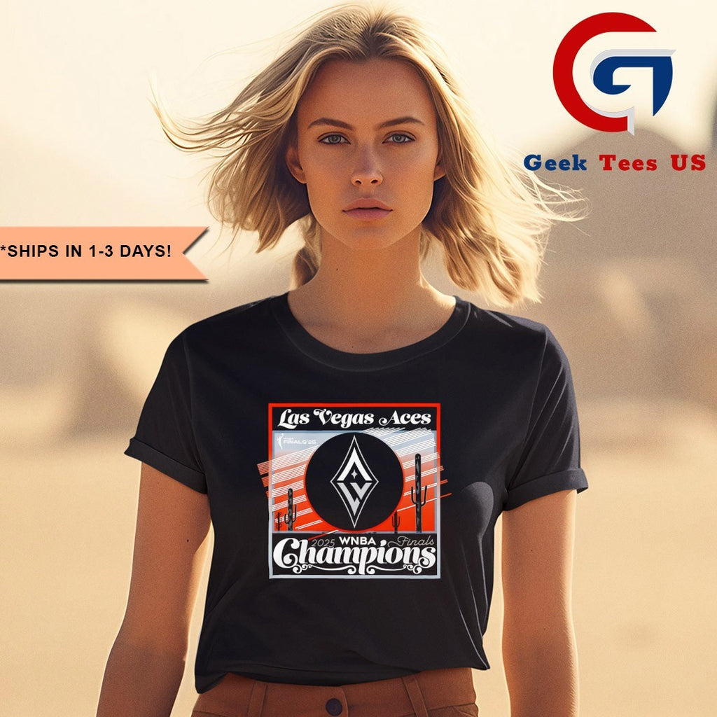 Las Vegas Aces 2025 WNBA Finals Champions Sunset Urban shirt