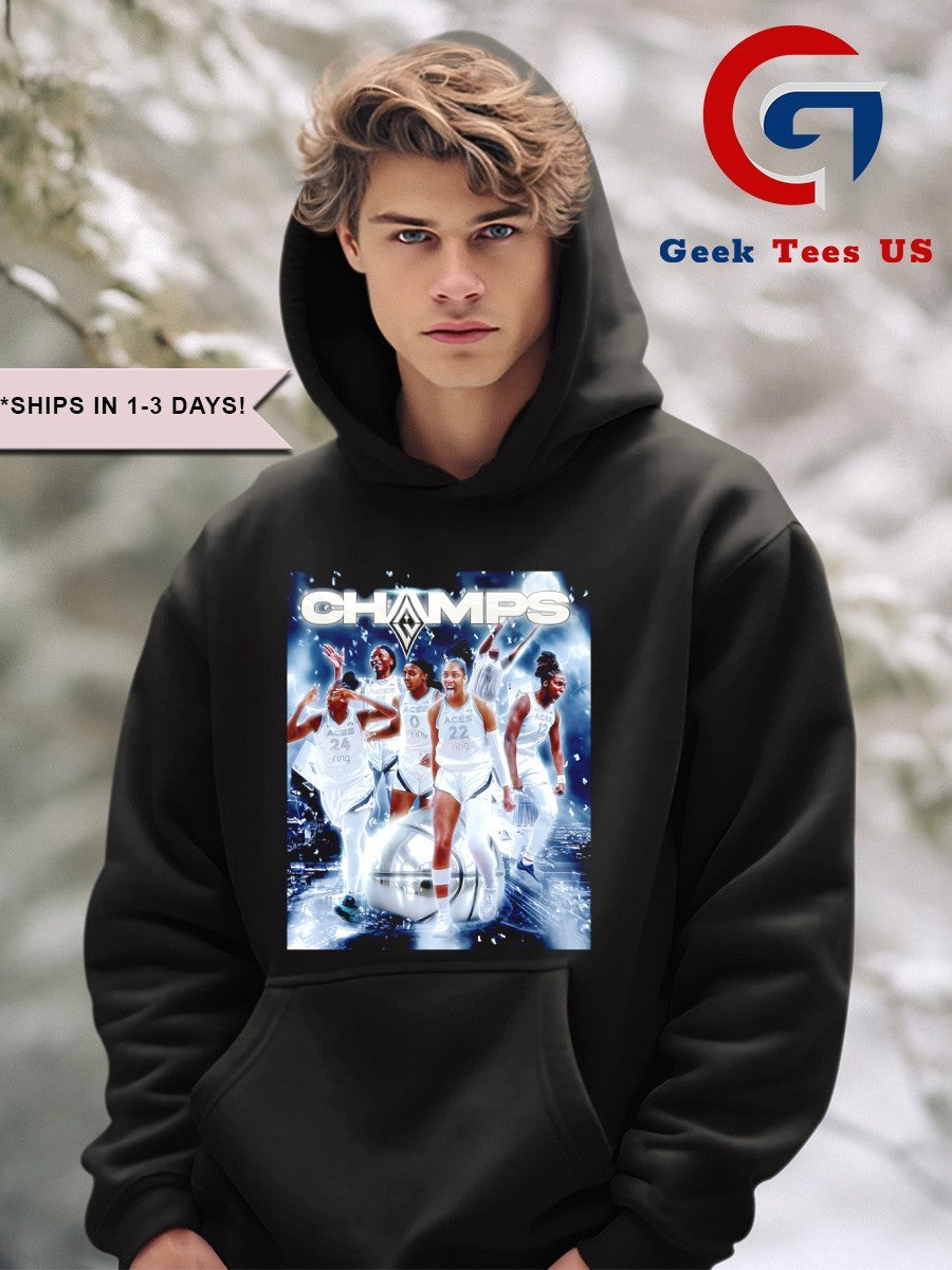 Las Vegas Aces Win The 2025 WNBA Champs Three Of a Kind poster shirt