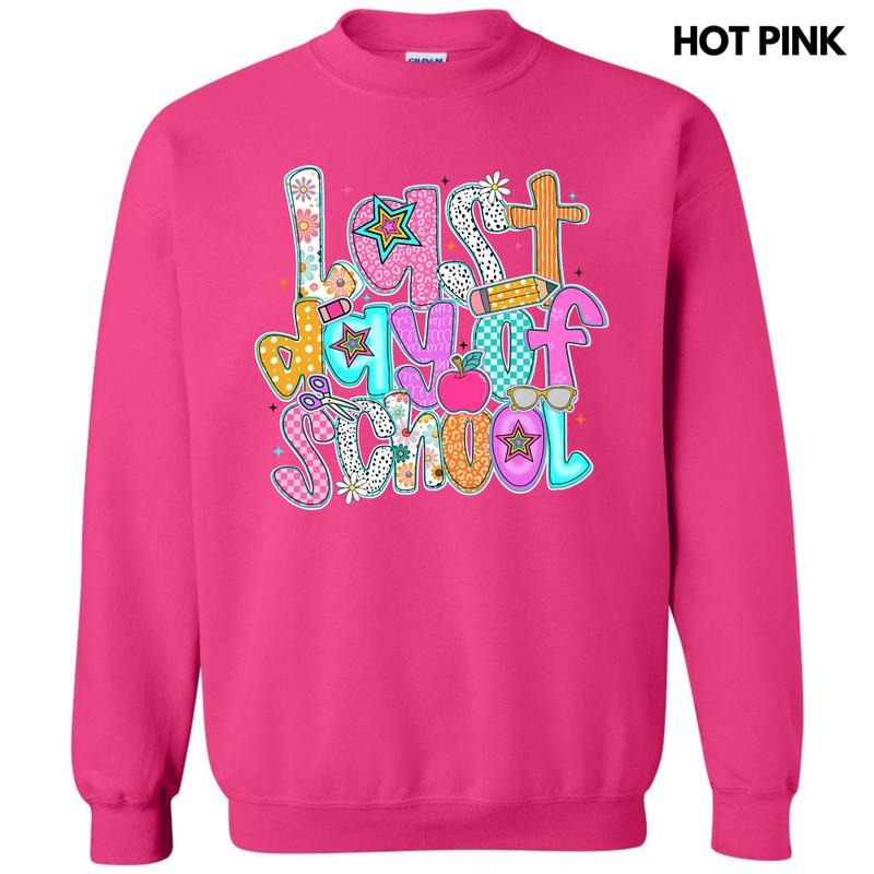 Last Day Of School Sweatshirt 'NLB' T-Shirts, Hoodie | DripVista.com
