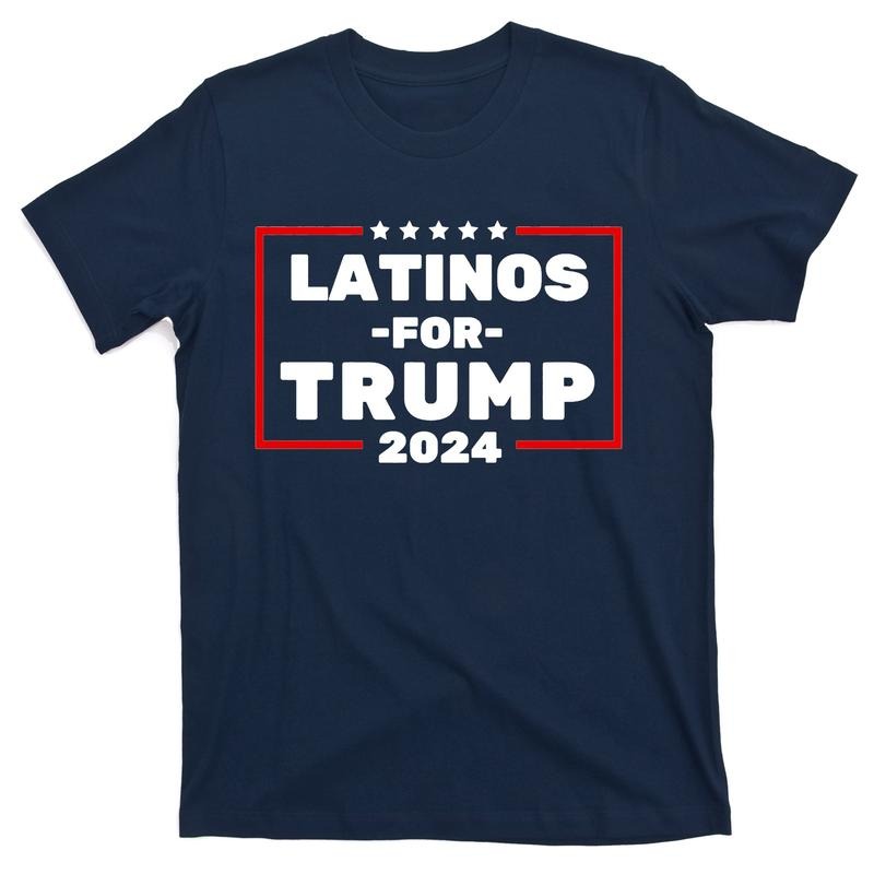 Latinos For Trump 2024 Usa Proud Latino T-Shirt Shortsleeve Menswear Top Tshirt Round Neck Hoodie, Sweatshirt | DripVista.com