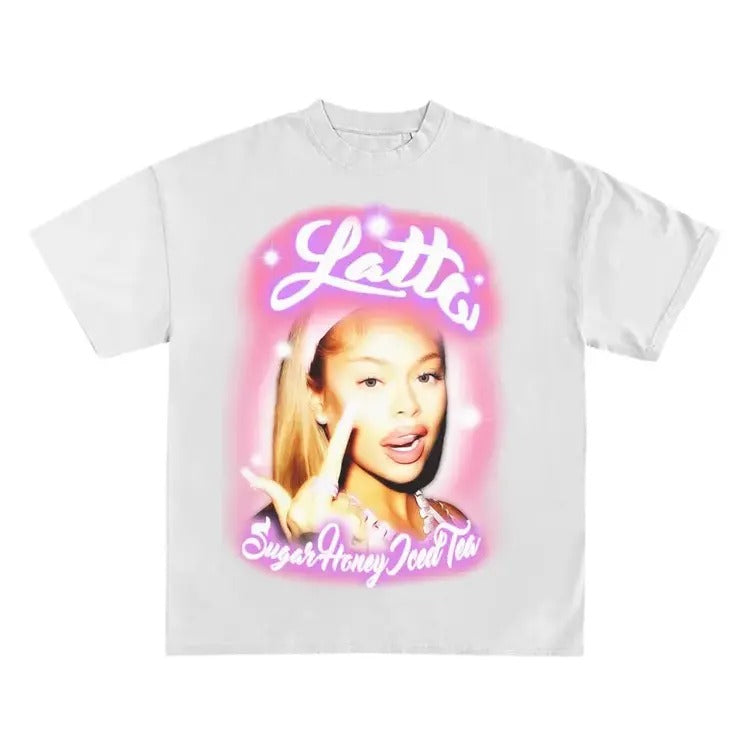 Lattooo t shirt hip hop tee rapper t shirt concert tee Hoodie, Sweatshirt | DripVista.com
