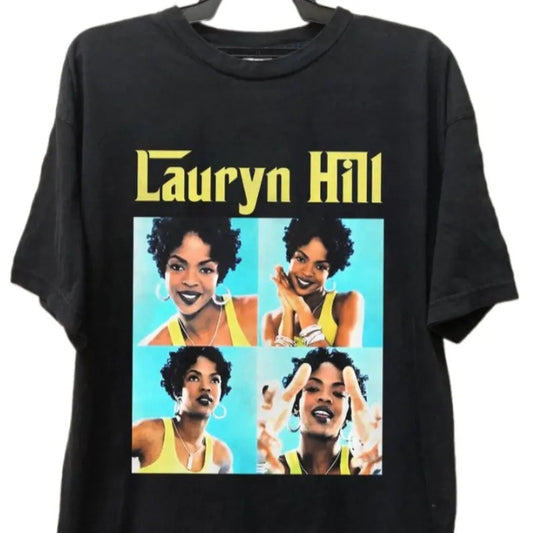 Lauryn Hill Retro Graphic Gifts, Country Music Shirt, Hip-Hop Lauryn Tour Shirt Classic Cotton