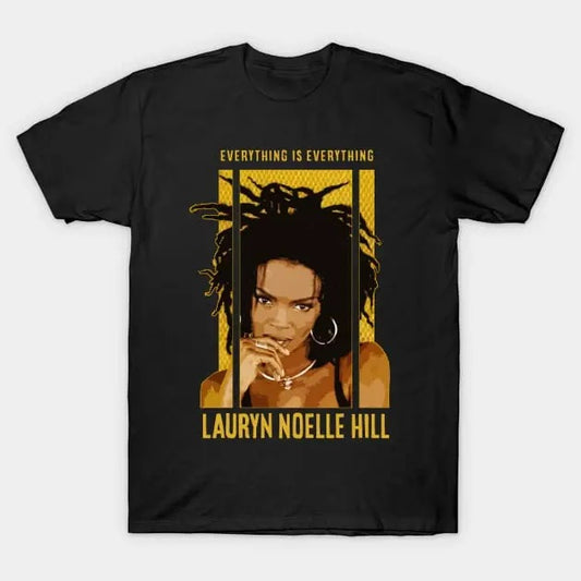 Lauryn Hill T Shirt Vintage Graphic Lauryn Hill - Everything T-Shirts Menswear Top