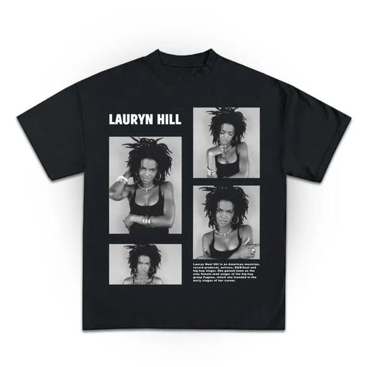Lauryn Hill T-Shirt, Gift For Woman and Man Unisex T-Shirt, Ms Lauryn Hill Graphic Tee Classic Collar