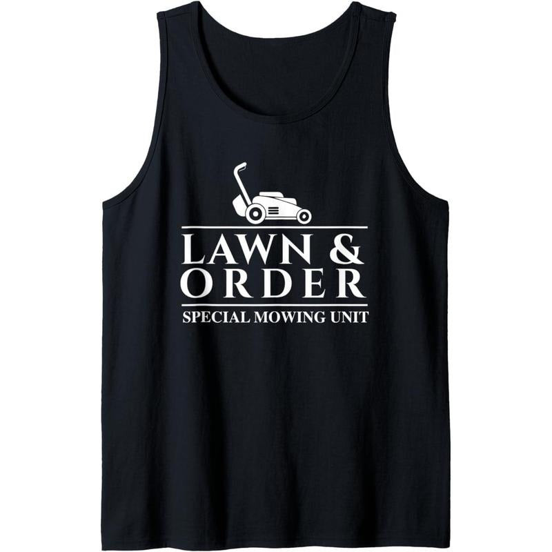Lawn & Order Special Mowing Unit - Gardening Lawn Mower Tank Top T-Shirts, Hoodie, Sweatshirt | DripVista.com