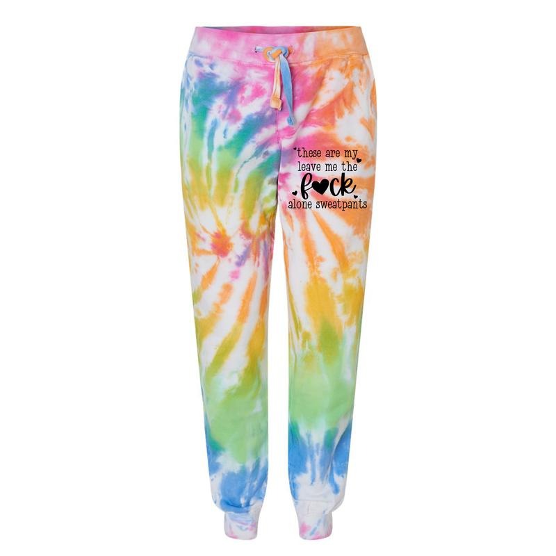 Leave Me Alone Tie Dye Joggers T-Shirts, Hoodie, Sweatshirt | DripVista.com