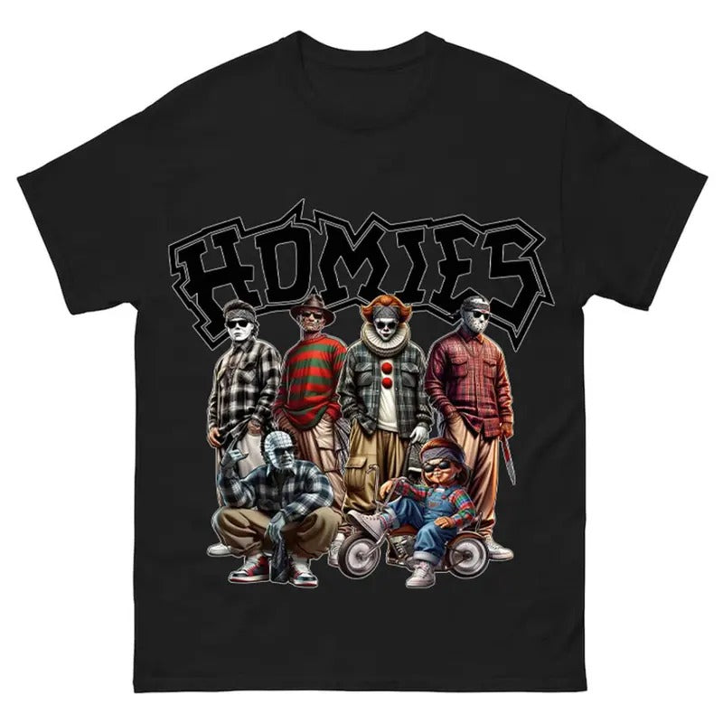Legends of Horror in Thug Tee Life Style Halloween Tee Hoodie, Sweatshirt | DripVista.com